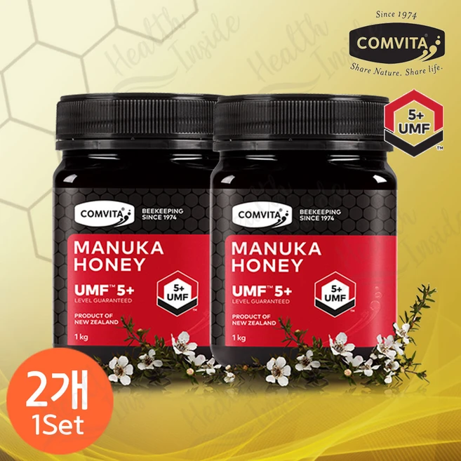 [콤비타] 콤비타 마누카꿀 UMF5+ 1kg 2개 - 쿠팡