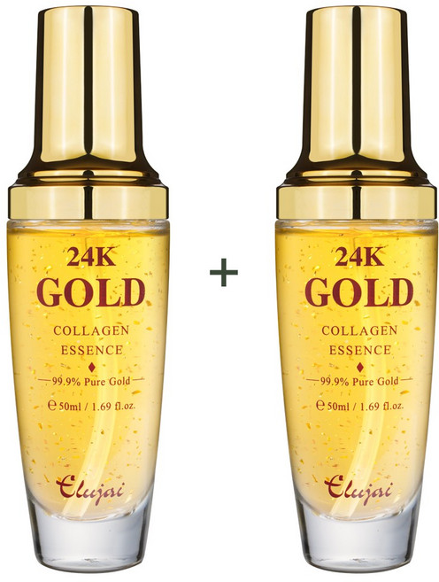 1+1 엘루자이 24K 골드 콜라겐 에센스 50ml, 2개