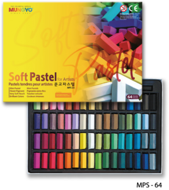문교 파스텔 64색, 2개