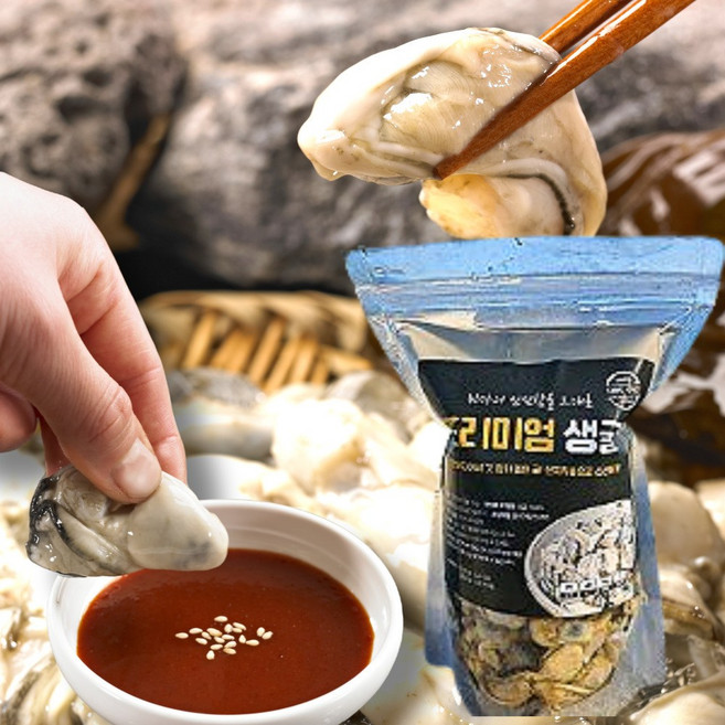 고성 제철 깐굴 생굴 수압으로 깐 비파괴 굴, 1개, 생굴 1kg
