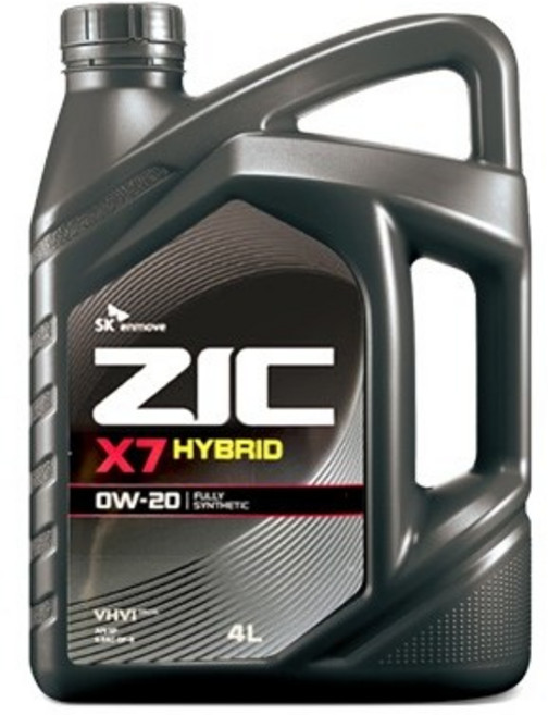지크 ZIC X7 하이브리드 0W-20 4L, 1개, 0w20