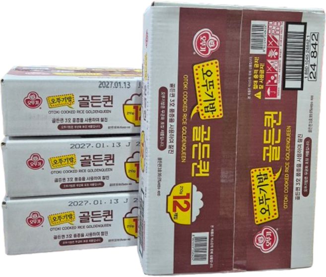 오뚜기밥 골든퀸, 210g, 24개