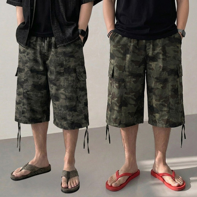 카모 카고 남자버뮤다팬츠 7부반바지