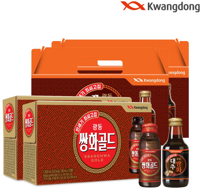 대추쌍화 150ml 20개 / 쌍화골드 100ml 20개 (총40병)