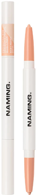 네이밍 퍼펙테일 아이 디자이닝 펜슬 듀얼라이너, 1개, 베이비피치 - 쿠팡