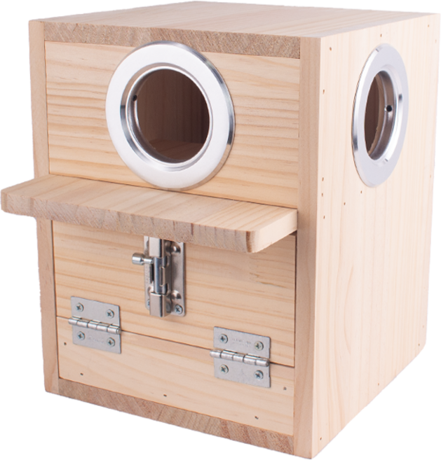 앵무스타둥지 내부 알통 소형 706 소형앵무새 번식 나무 둥지 용품 알집, 1개, 단일