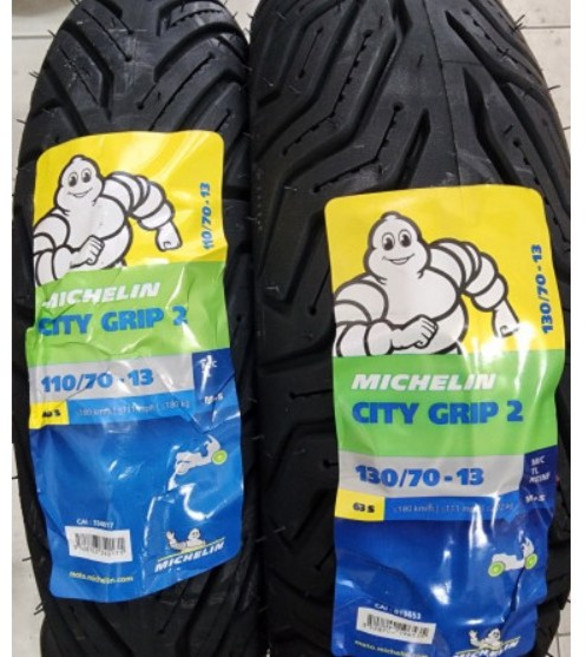 미쉐린 씨티그립2 타이어 엔맥스 pcx 2 PCX125 110/70 13 130/70 13, 씨티그립2 130/70 13(엔맥스 뒤), 1개