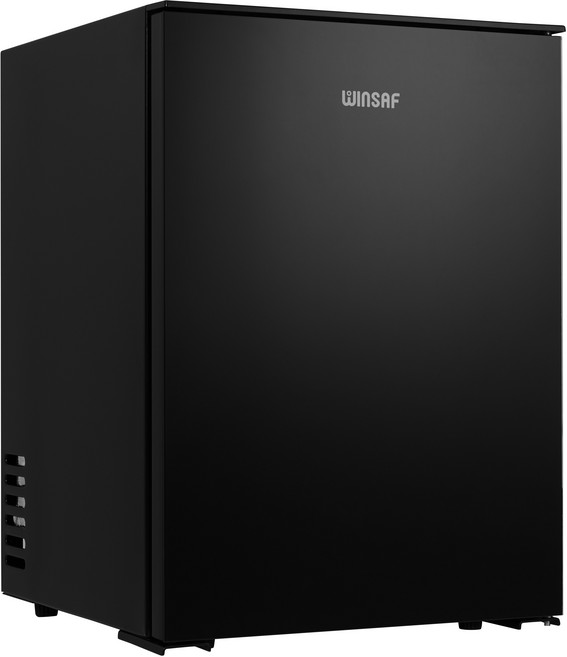 윈세프 무소음 미니 화장품냉장고 40L, 블랙, WC-40D