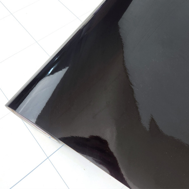 두꺼운 인테리어필름 시트지 고광택 하이그로시 유광 화이트 가구 싱크대 서랍장 필름지 2M, 고광택블랙 IPS-169