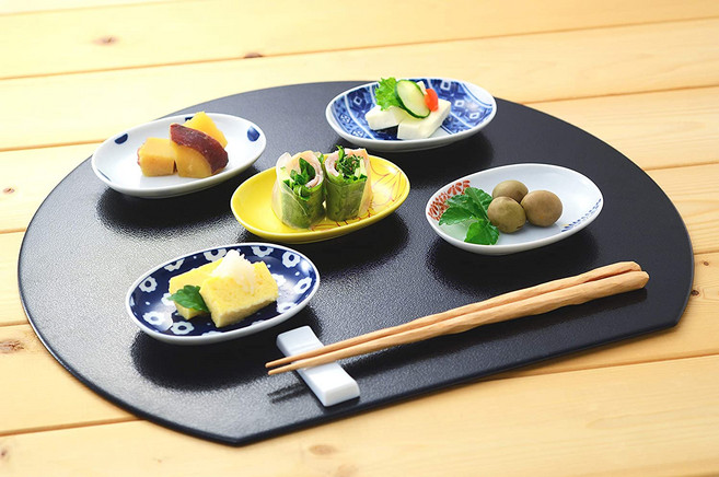 아리타 도자기 타원 미니 접시 일본 반찬 일식 5종, 1개