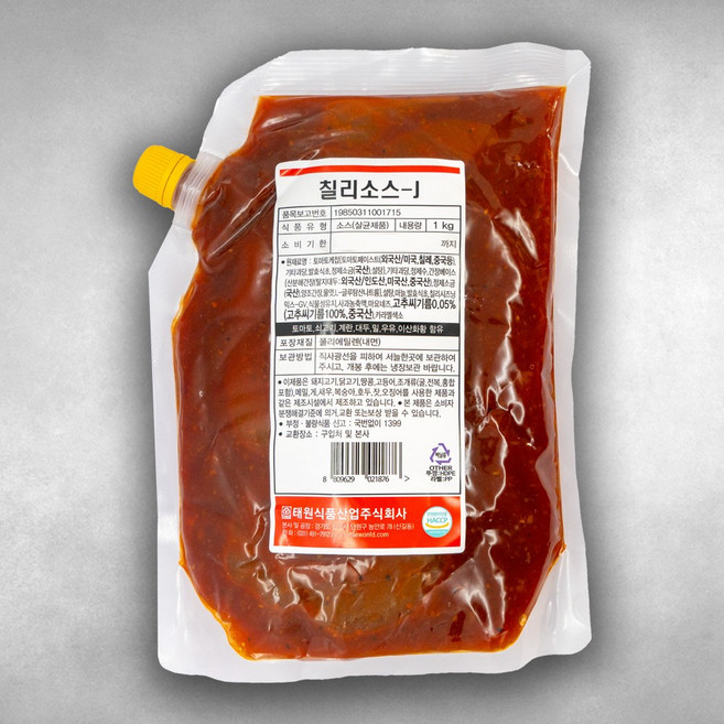 태원식품 칠리소스 J, 1kg, 6개