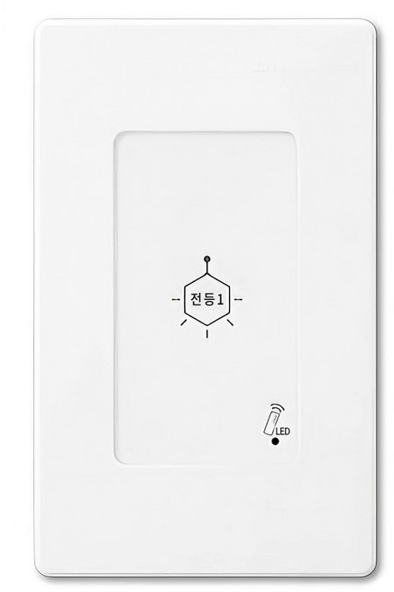 진흥 V 시리즈 터치 스위치 1구 브이 매입형, 1개
