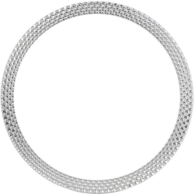 더조은셀러 갤럭시 워치 호환 다이아 메탈 베젤링 커버, 실버, 1개