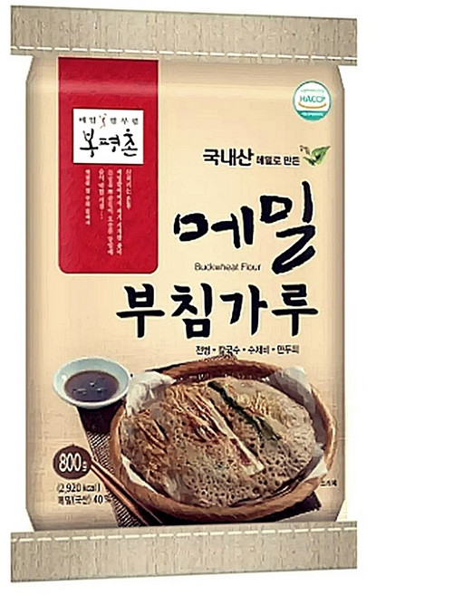 봉평농원 봉평촌 메밀부침가루, 5개, 800g