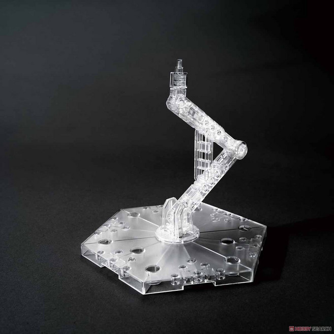 【正版】BANDAI 模型 1/144 1/100 通用腳架 Action Base 5 透明色, 1個