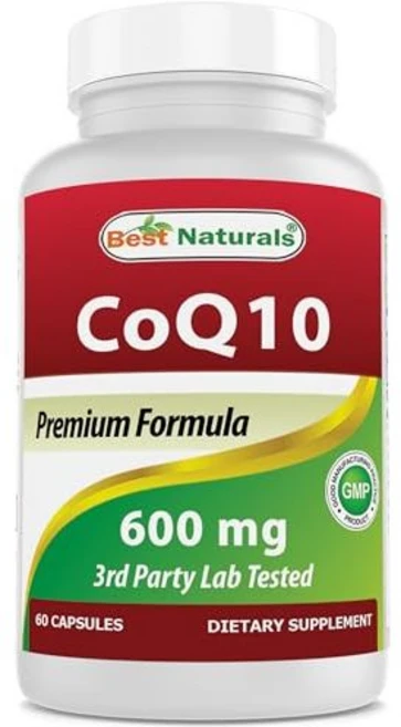 베스트 내추럴스 코큐텐 600mg 60 캡슐 (817716013725) Best Naturals CoQ10 600 mg 60 Capsules (817716013725), 60개 (1팩), 1개, 무향 - 쿠팡