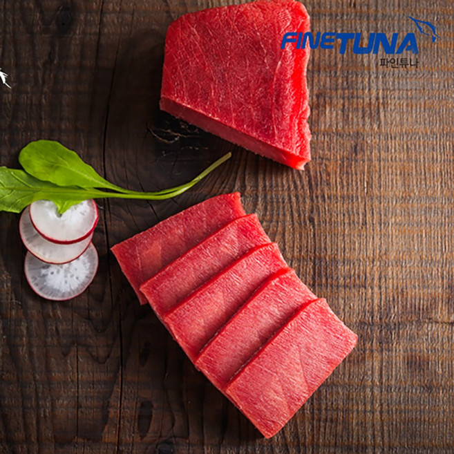 [파인튜나]냉동 참치회 참다랑어 부위별 골라담기, 6. 참다랑어 속살 (혈압육 제거), 1개, 200g