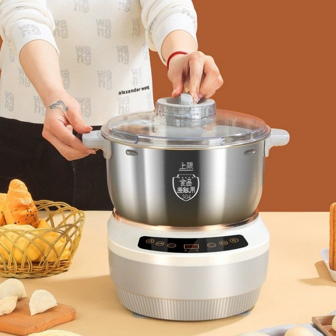 가정용 모찌기계 떡 제조기 반죽기 떡만드는기계 찹쌀떡 메이커 찰떡기계, 7리터 스마트 논스틱 코팅칼날, 1개