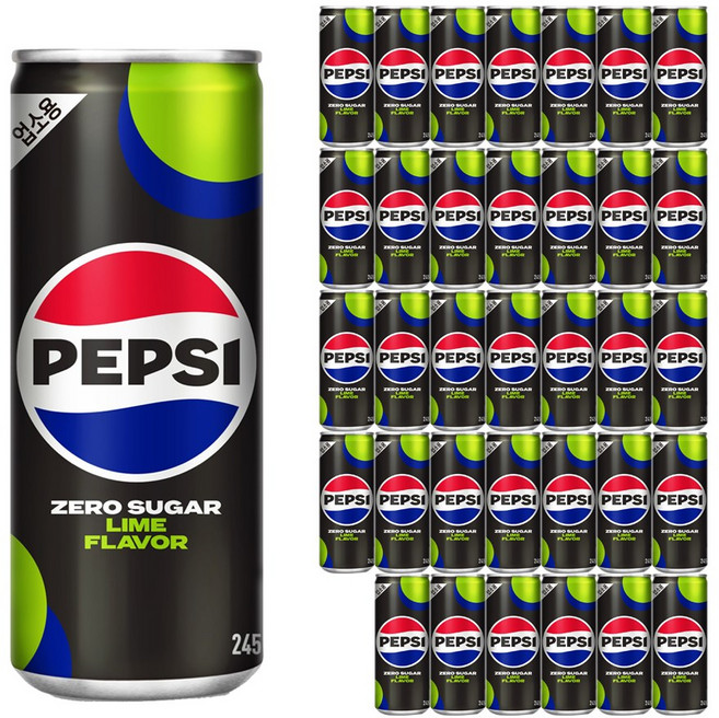 펩시 제로 업소용, 245ml, 30개