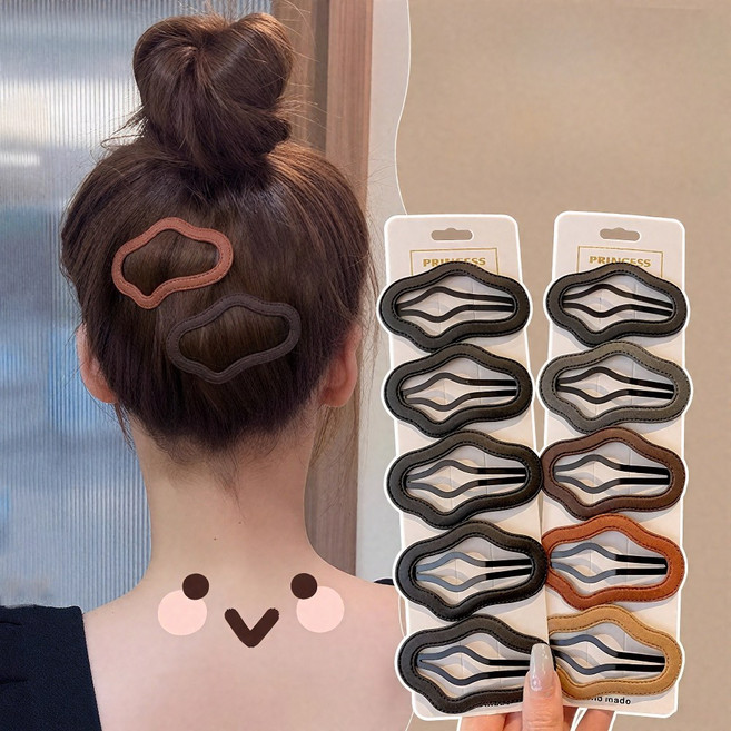 귀여운 구름송이 똑딱핀 데일리 헤어핀 10종 세트