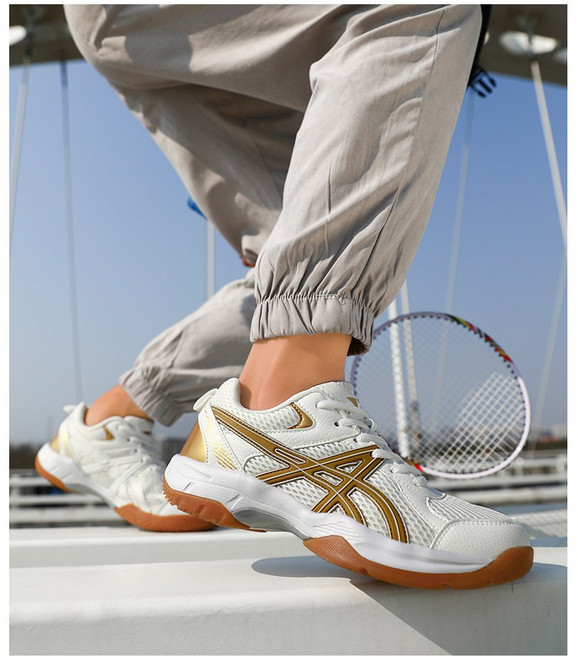 전문 초경량 배드민턴화 슬립 방지 운동화 탁구화 인도어화 헬스화 조깅화(운동 필수인 쾌적한 신발)