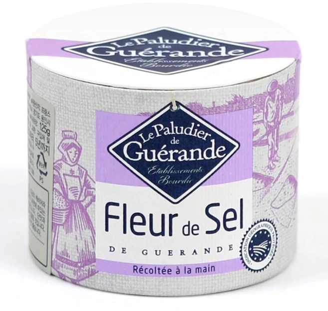 게랑드 플뢰르드셀 토판 천일염, 125g, 1개 - 쿠팡