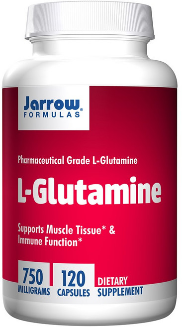Jarrow FORMULAS 賈羅公式 L-麩醯胺酸素食膠囊 750mg, 120顆, 1罐