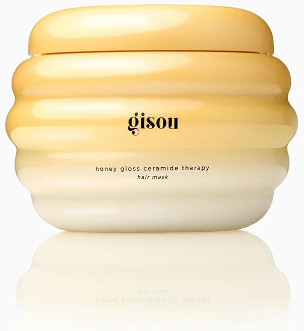 Gisou 허니 글로스 세라마이드 테라피 헤어 마스크 미니 - 미르살레히 허니 세라마이드 히알루론산 함유 딥 리페어 & 하이드레이션 2.5 fl oz - 쿠팡