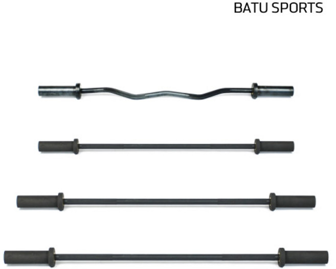 [BATU] 중량봉 50mm 블랙색상 역기봉 컬바 소봉 대봉, 블랙 소봉 1200, 1개