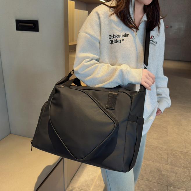 휘잇 피클볼가방 패들 보스턴백 피클볼라켓가방, 1개, 블랙