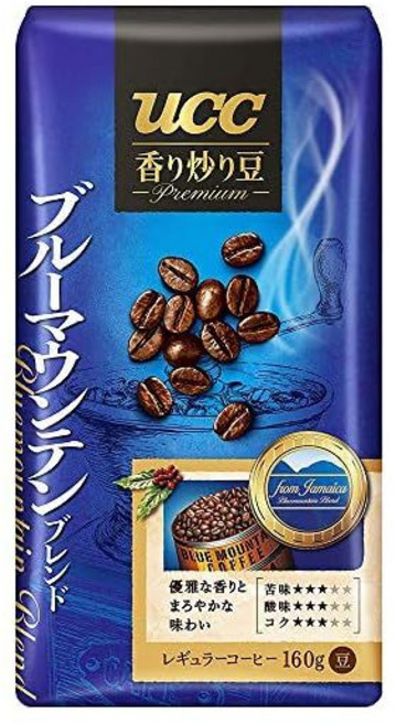 UCC 블루마운틴 블렌드 원두 160g 레귤러, 1개