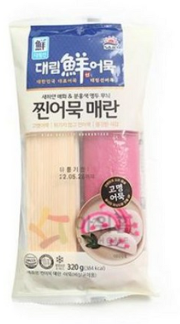 찐어묵매란 흰+빨 대림 160gX2ea, 2개, 160g
