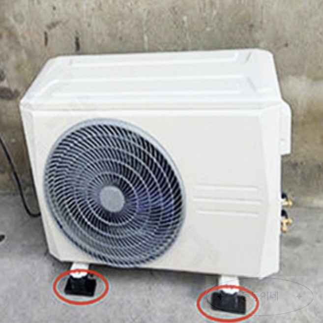 동동 생활용품 에어컨 실외기 받침 4개 실외기다리거치대