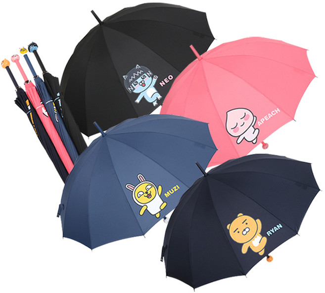 카카오프렌즈 57 렛츠고 장우산 / 나만의 개인별 각인 소량인쇄