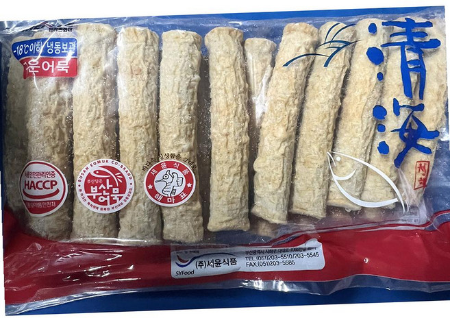 어묵 청해 해죽 800g 부산어묵 연제품 국물용, 2개