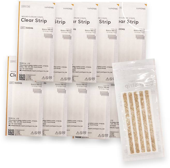 루베닉 클리어 스테리 스트립 S(6mm 100mm) 매, 1개