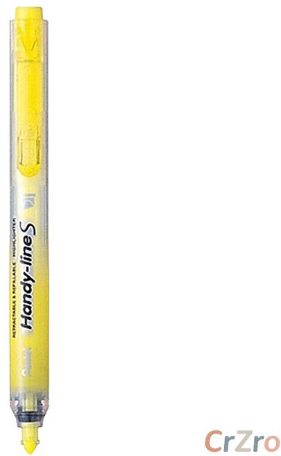 펜텔 핸디라인S 형광펜 S S15 G노랑 12개입 밑줄 긋기 필기 마킹 형광펜세트