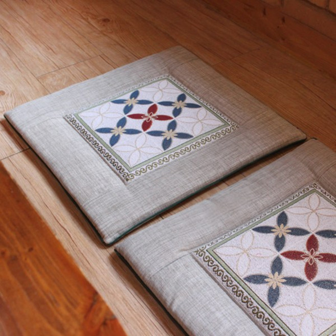 [데코벨] 부클 전통 마 방석 (여름방석/고급방석)