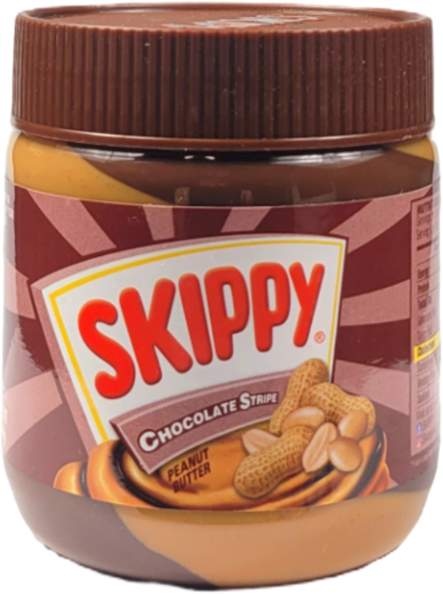 스키피 초콜릿 스트라이프 피넛버터, 1개, 350g