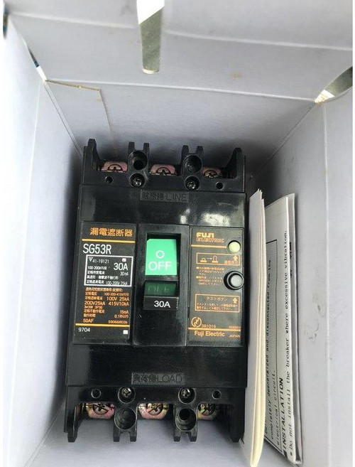 富士漏電斷路器 SG53R 3P 三相電源保護, 1個