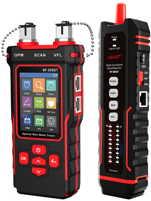 인네트 랜케이블 및 광패치코드 멀티 랜테스터기 분리형 IN-NF859GT, 1개, 148mm