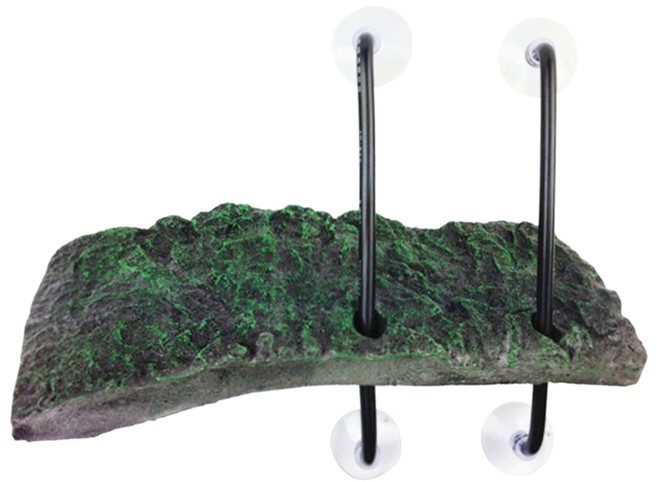 수생 애완동물을 위한 거북이 목욕 플랫폼 플로팅 휴식 섬 수지 도크용, 1개