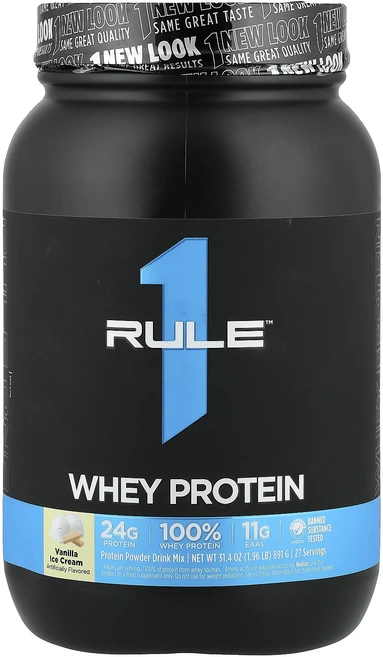 Rule One Proteins 유청 단백질 바닐라 아이스크림 891g(1.96lb), 891g, 1개 - 쿠팡