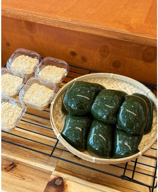 무염 무당 현미 쑥인절미 2KG (20조각), 1개