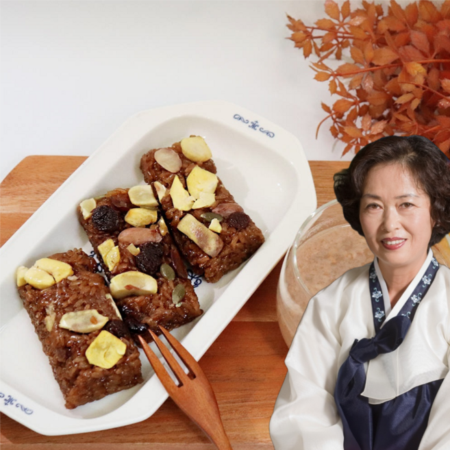 오복시루 약밥 약식 서민갑부떡집 10개입 아침 식사 대용 떡, 90g, 10개