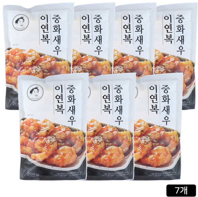 이연복 칠리새우+칠리소스, 7세트, 350g