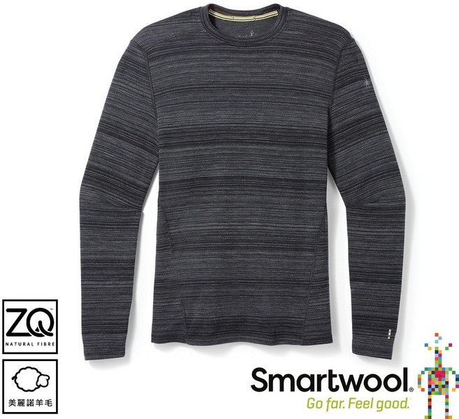 SmartWool 男Thermal美麗諾羊毛圓領長袖