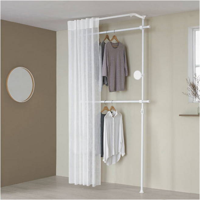 [왕자행거] 왕자 뉴드레스룸 2폴_일반기본_933_솔리드, 상세 설명 참조