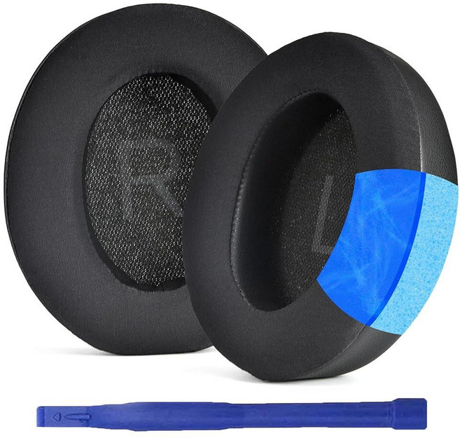 Adhiper Soundcore Space Q45용 교체용 이어 패드 Anker Space Q45 헤드폰의 사운드코어용 업그레이드 쿨링 젤 이어패드 쿠션 - 고밀도 메모리 폼, Adhiper Soundcore Space Q45용 교