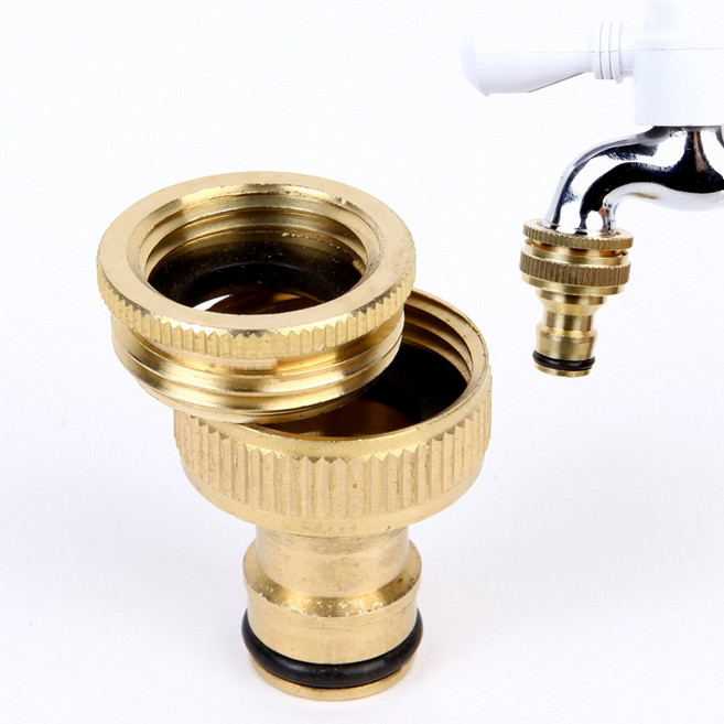 15A 20A 수도꼭지 연결 멀티 황동 커넥터 아답타, 1개